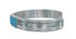 Blue Opal Inlay Sterling Silver Zuni Indian Cuff Bracelet AX123912
